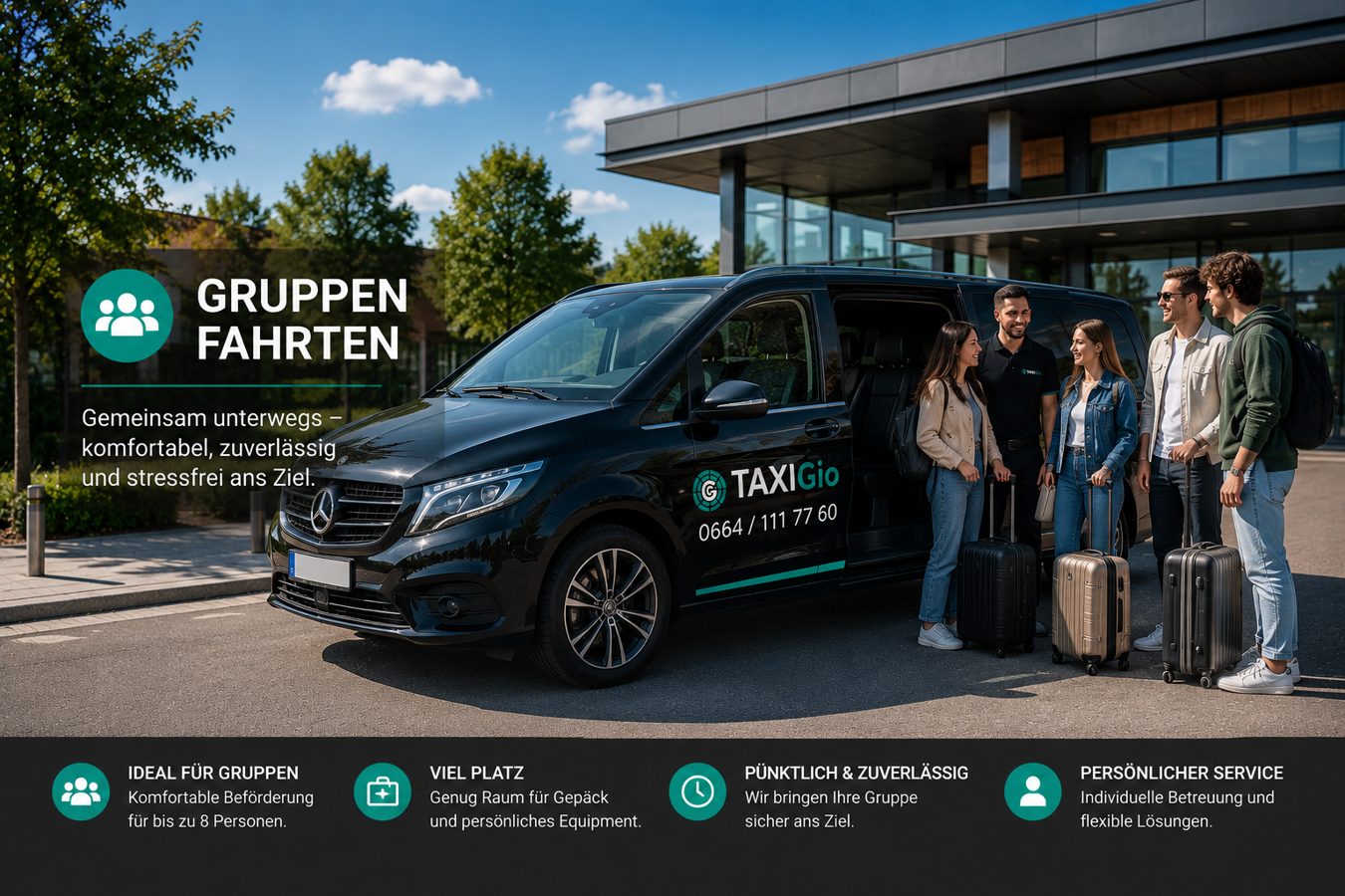 Gruppenfahrten Taxi Gio